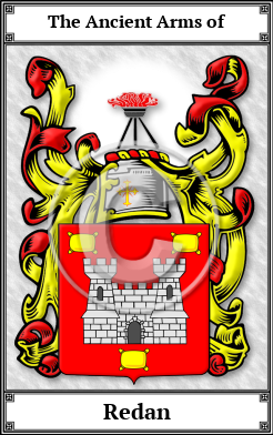 Redan Family Crest Download (JPG)  Book Plated - 150 DPI