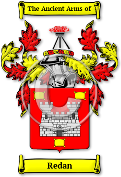 Redan Family Crest Download (jpg) Legacy Series - 150 DPI