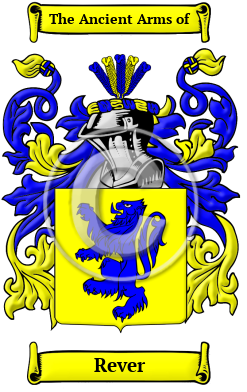 Rever Family Crest/Coat of Arms