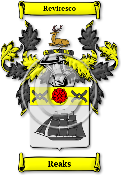Reaks Family Crest Download (JPG) Legacy Series - 600 DPI