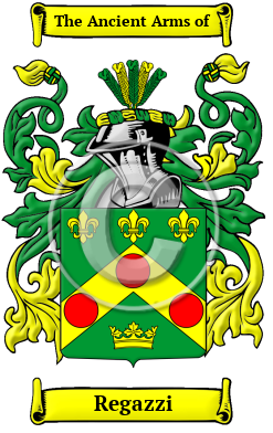 Regazzi Family Crest/Coat of Arms