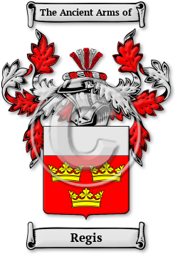 Regis Family Crest Download (JPG) Legacy Series - 600 DPI