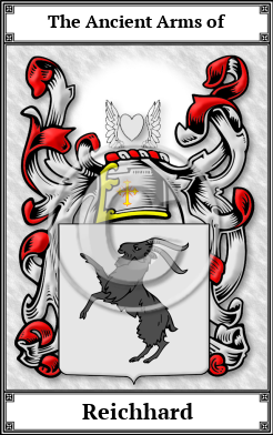 Reichhard Family Crest Download (JPG)  Book Plated - 150 DPI