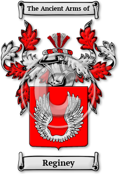 Reginey Family Crest Download (jpg) Legacy Series - 150 DPI