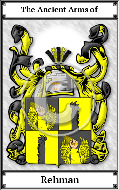 Rehman Family Crest Download (JPG)  Book Plated - 150 DPI