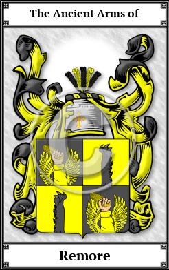Remore Family Crest Download (JPG)  Book Plated - 150 DPI