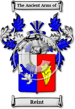 Reint Family Crest Download (jpg) Legacy Series - 150 DPI