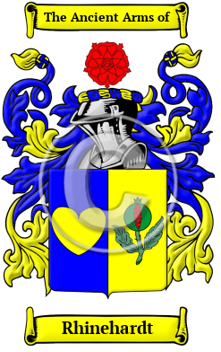 Rhinehardt Family Crest/Coat of Arms