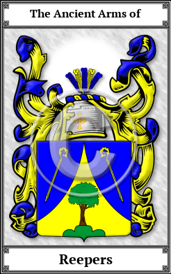 Reepers Family Crest Download (JPG) Book Plated - 600 DPI