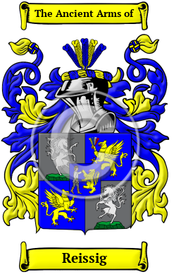 Reissig Family Crest/Coat of Arms