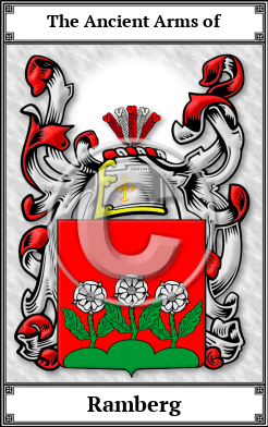 Ramberg Family Crest Download (JPG) Book Plated - 600 DPI