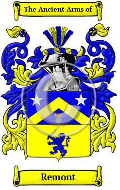 Remont Family Crest/Coat of Arms