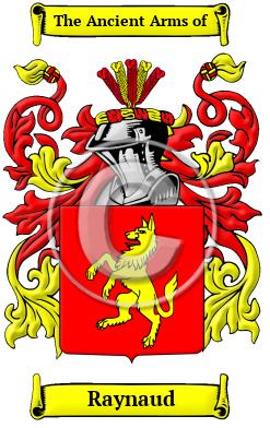 Raynaud Family Crest/Coat of Arms