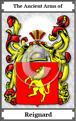 Reignard Family Crest Download (JPG)  Book Plated - 150 DPI