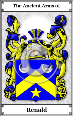 Renald Family Crest Download (JPG) Book Plated - 600 DPI