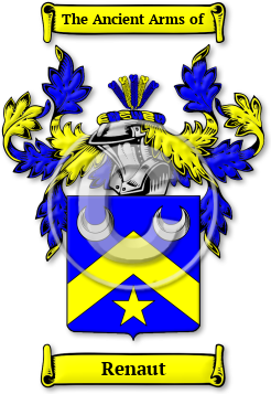 Renaut Family Crest Download (jpg) Legacy Series - 150 DPI