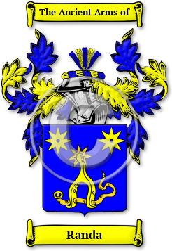 Randa Family Crest Download (jpg) Legacy Series - 150 DPI