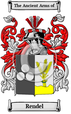 Rendel Family Crest/Coat of Arms