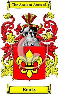 Rentz Family Crest/Coat of Arms