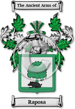 Raposa Family Crest Download (jpg) Legacy Series - 150 DPI