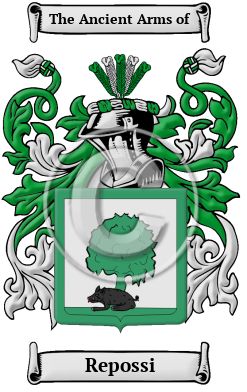 Repossi Family Crest/Coat of Arms