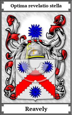 Reavely Family Crest Download (JPG)  Book Plated - 150 DPI