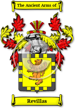 Revillas Family Crest Download (jpg) Legacy Series - 150 DPI