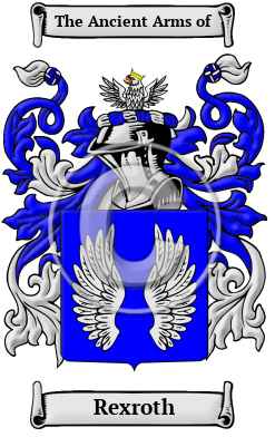 Rexroth Family Crest/Coat of Arms