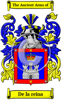 De la reina Family Crest/Coat of Arms
