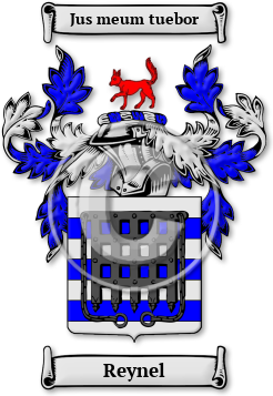 Reynel Family Crest Download (jpg) Legacy Series - 150 DPI