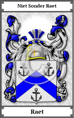Raet Family Crest Download (JPG)  Book Plated - 150 DPI