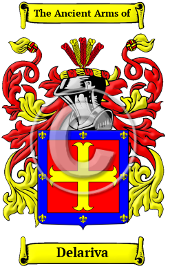 Delariva Family Crest/Coat of Arms