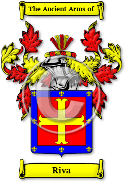 Riva Family Crest Download (jpg) Legacy Series - 150 DPI