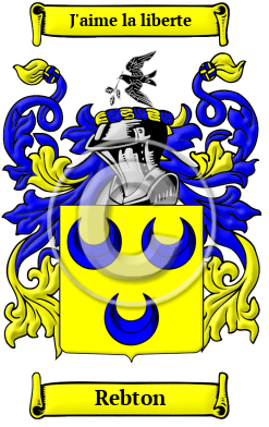Rebton Family Crest/Coat of Arms