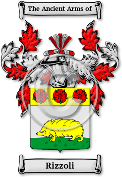 Rizzoli Family Crest Download (jpg) Legacy Series - 150 DPI