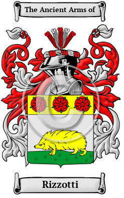 Rizzotti Family Crest/Coat of Arms