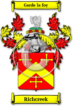 Richcreek Family Crest Download (jpg) Legacy Series - 150 DPI