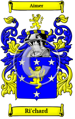 Ri'chard Name Meaning, Family History, Family Crest & Coats of Arms
