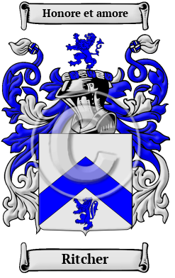 Ritcher Family Crest Download (JPG) Heritage Series - 600 DPI