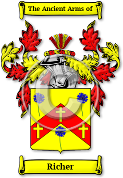 Richer Family Crest Download (jpg) Legacy Series - 150 DPI