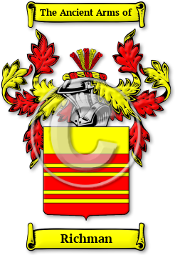 Richman Family Crest Download (jpg) Legacy Series - 150 DPI