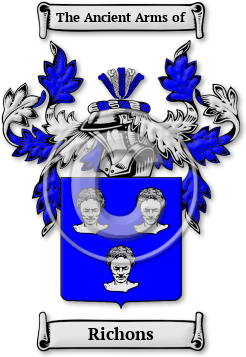 Richons Family Crest Download (JPG) Legacy Series - 600 DPI