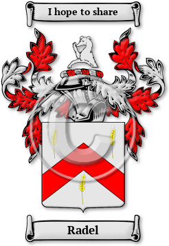 Radel Family Crest Download (jpg) Legacy Series - 150 DPI