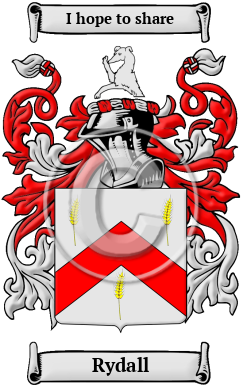 Rydall Family Crest/Coat of Arms