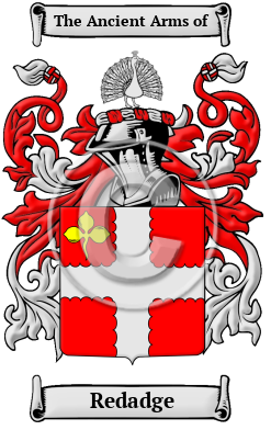Redadge Family Crest/Coat of Arms