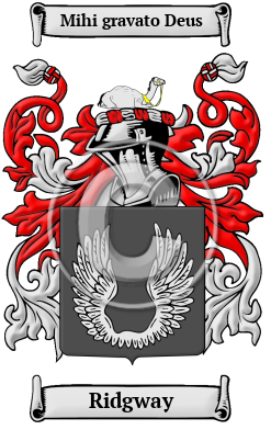 Ridgway Family Crest/Coat of Arms