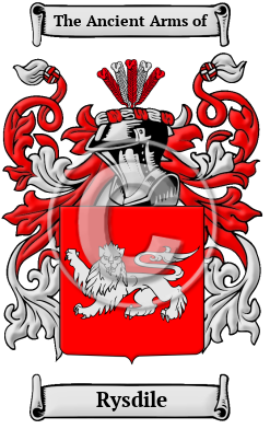 Rysdile Family Crest/Coat of Arms