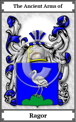 Ragor Family Crest Download (JPG)  Book Plated - 150 DPI