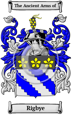 Rigbye Family Crest/Coat of Arms