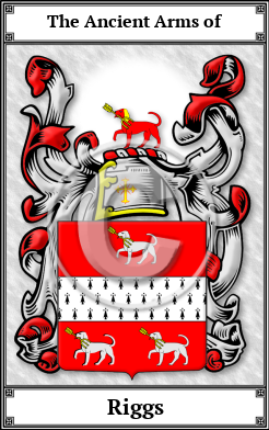 Riggs Family Crest Download (JPG)  Book Plated - 150 DPI